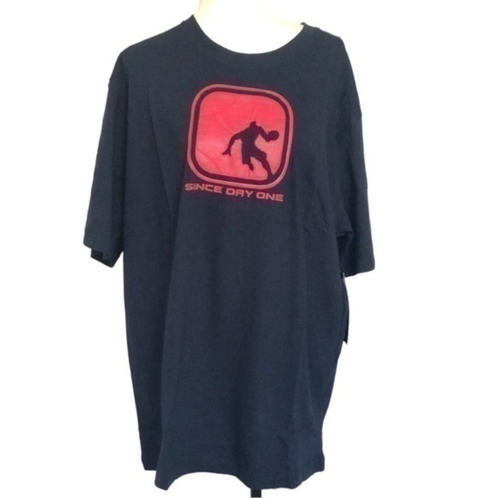 NWT Mens Basketball Black T Shirt Size L